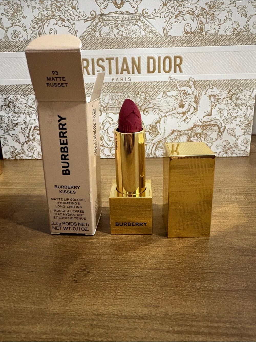Burberry Matte Kisses Lipstick - 93 Matte Russet NIB MSRP $45